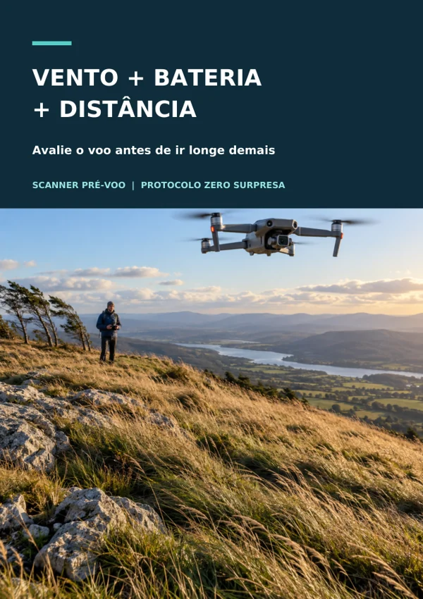 Capa Matriz Vento + Bateria + Distância