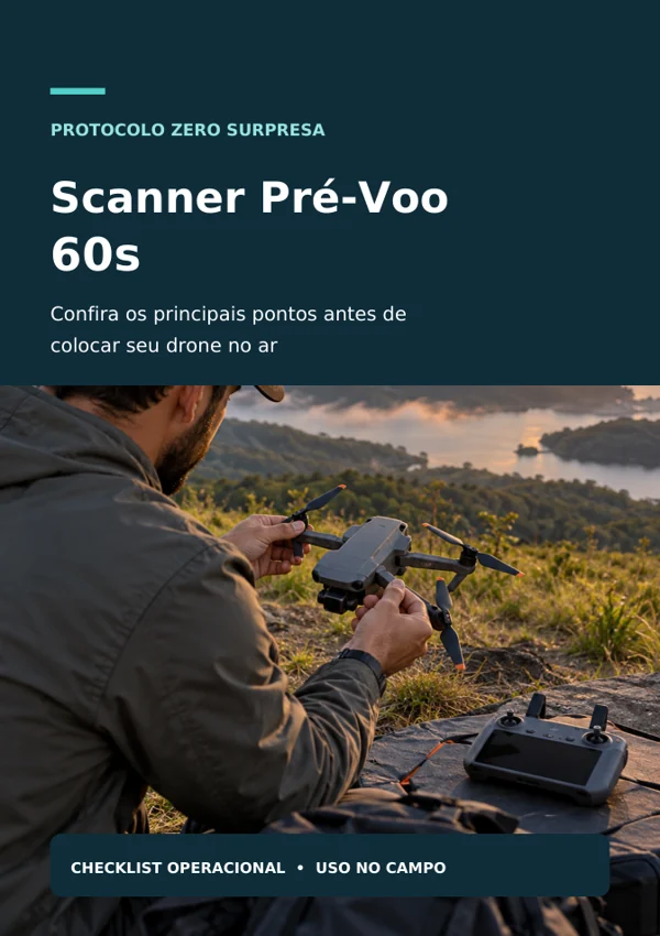 Capa Scanner Pré-Voo 60s